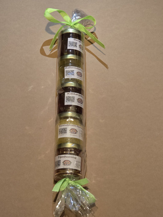 Sam’s Superfoods Proefpakket Rauwe Honing (5 x 50 g)