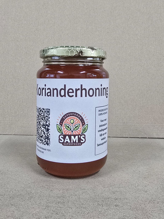 Rauwe Koriander Honing