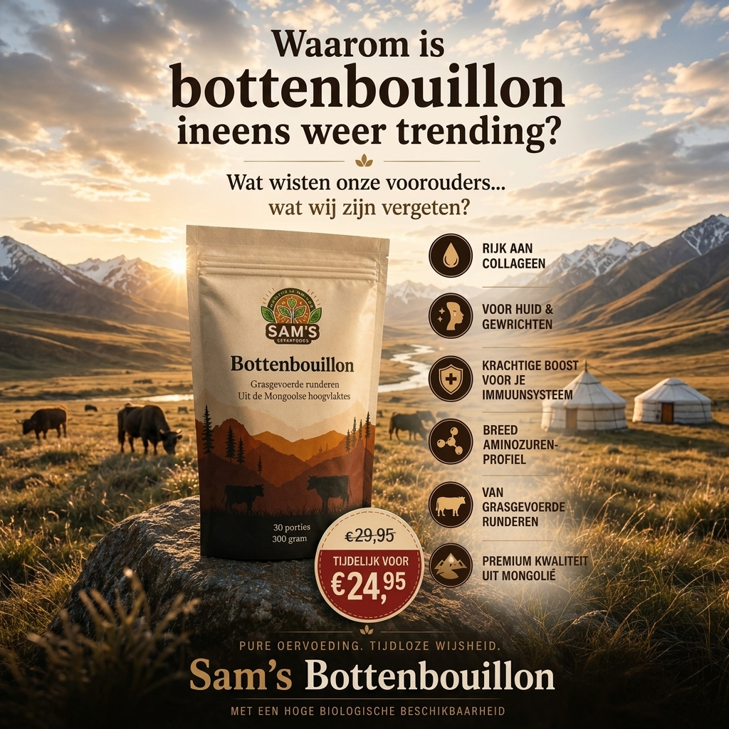 Bottenbouillon - Grasgevoerd
